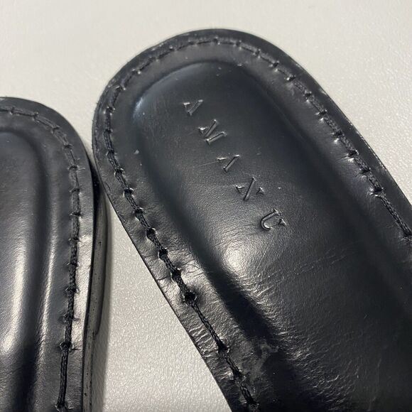 Amanu‎ Women’s 8 Style 02 The Sabi Red And Black Leather Suede Strap Sandal - Picture 4 of 11